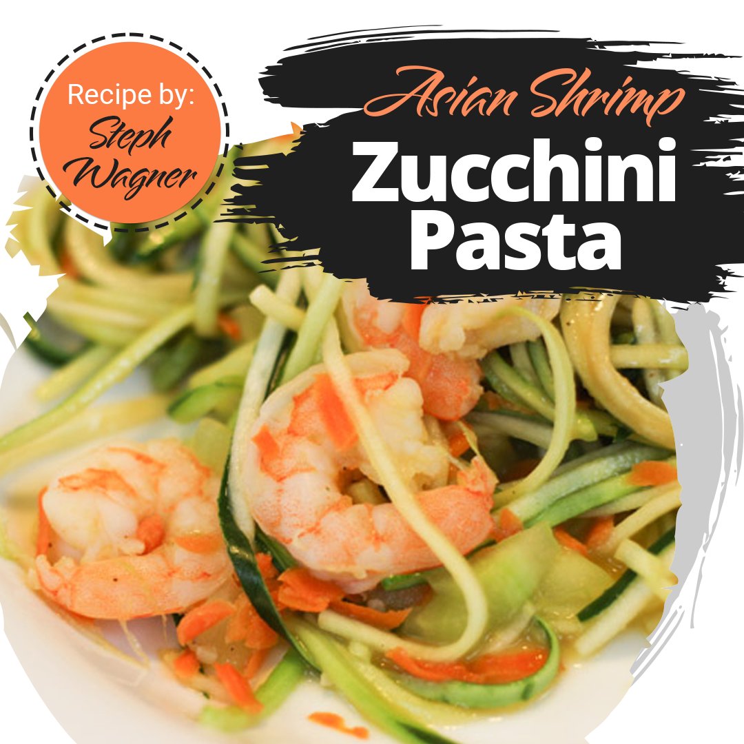 obesityhelp's tweet photo. If you are a fan of zucchini pasta, you are going to love this flavorful, low calorie Asian Shrimp Zucchini Pasta by @bariatricfoodcoach dietitian Steph Wagner. This recipe is packed with protein and easy to make. Check it out!😍 #wls #wlscommunity https://t.co/OIUeklH2fD