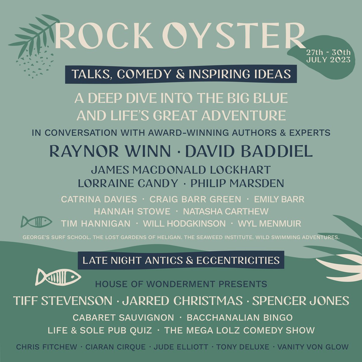 Here's something from us to celebrate the long weekend... Another BRAND-NEW venue for 2023 - THE DEEP DIVE 📚

Explore the whole programme here - rockoysterfestival.co.uk/themes/culture/
