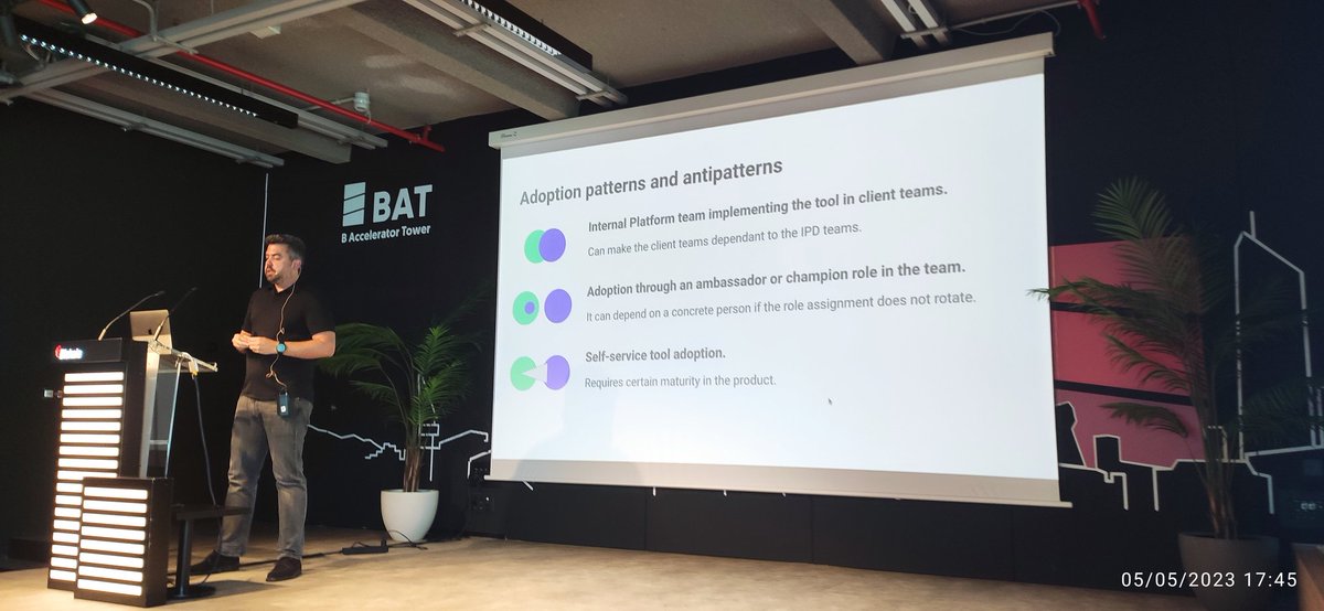 vthot4's tweet photo. Adoption patterns and antipatterns #DevopsES23 @asiermarques https://t.co/2uARfD9f0H