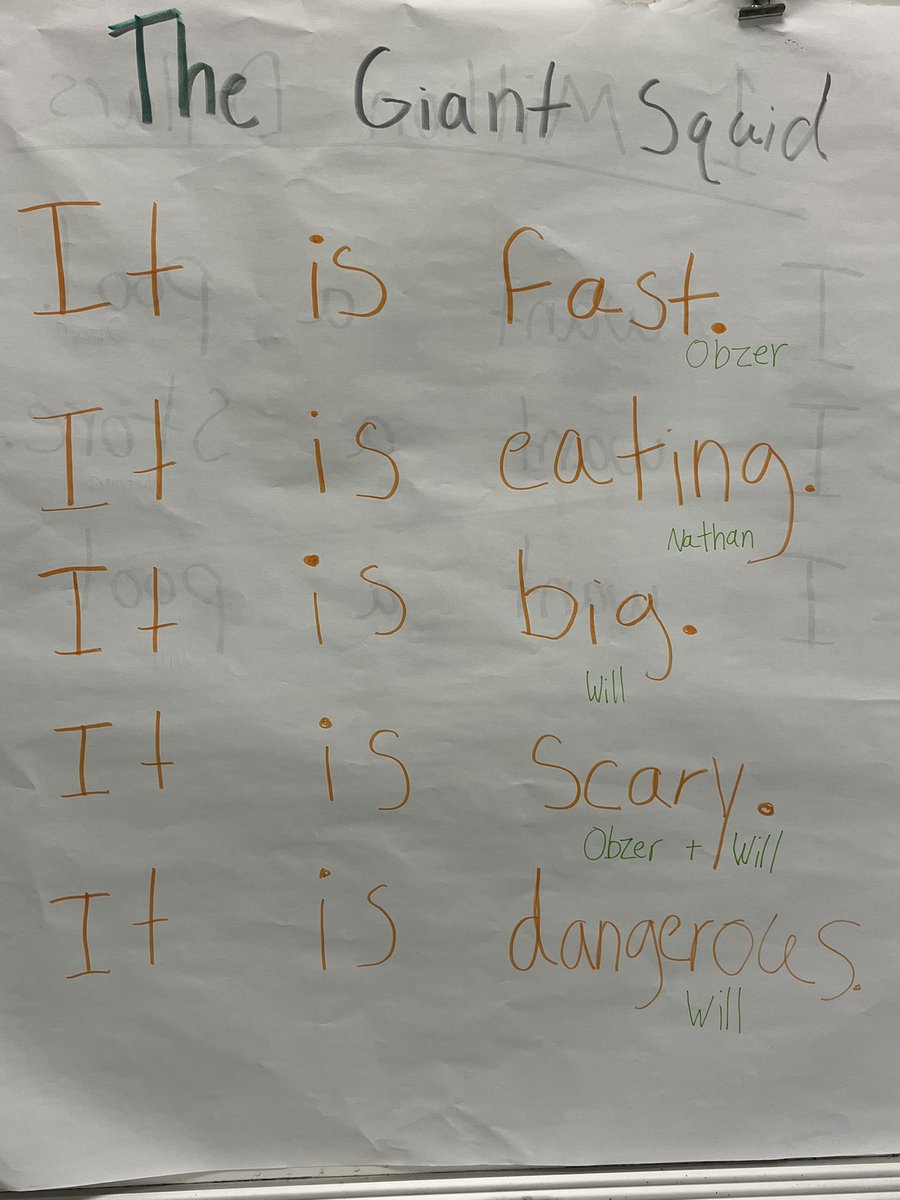 Wakeflsmipa's tweet photo. Making a book about our predictable chart “The Giant Squid” from 20,000 leagues under the sea. My director gave me very clear directions. “Ms. Davies scared. Go down.” https://t.co/Q0YlkSxrrH