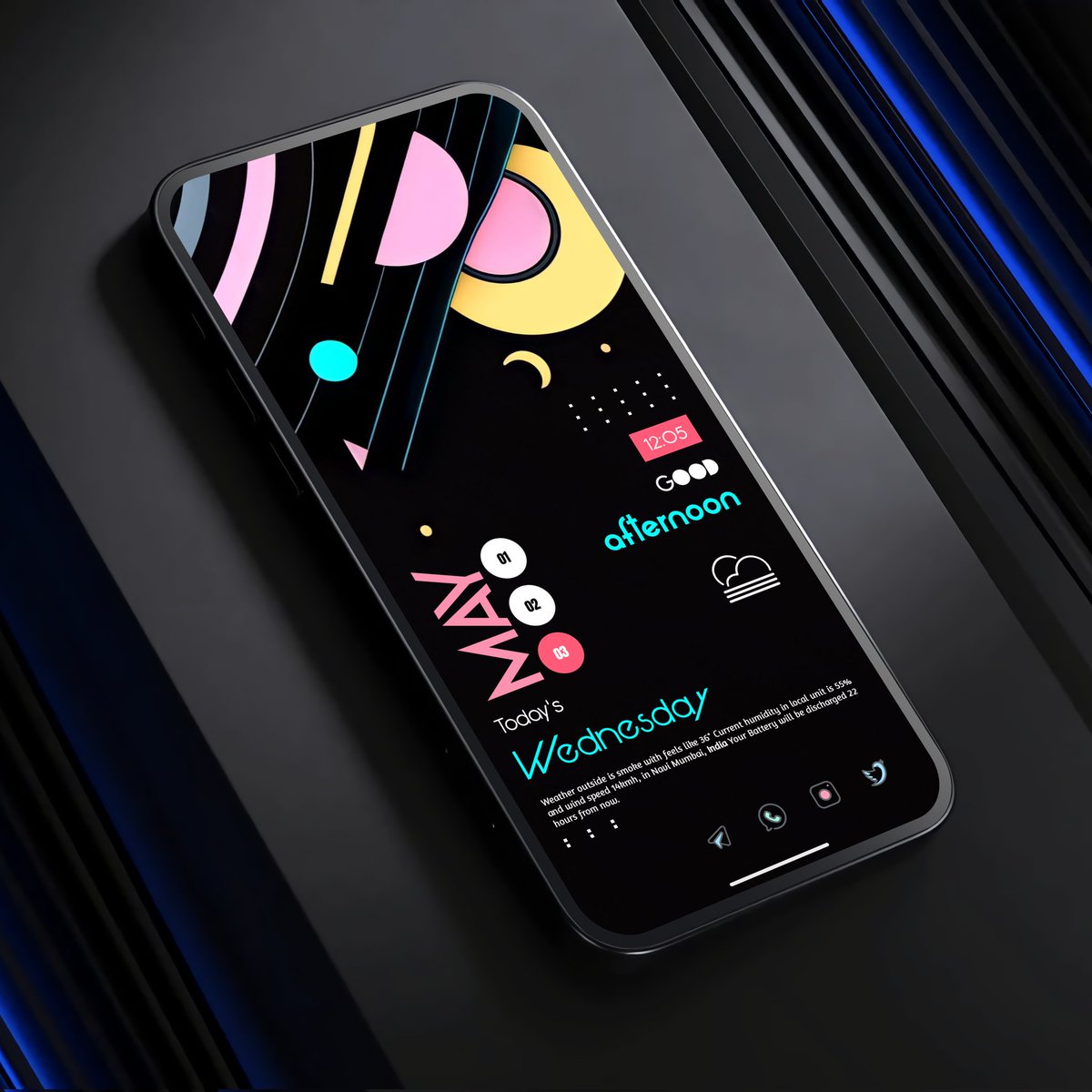 DroidDecor's tweet image. 💥 WIDGET: Specials KWGT / Peacock KWGT @Riteshk21
💥 WALLPAPER: Minimal Walls @DroidDecor
💥 ICON PACK: InkLine Icon Pack @asn360

#minimal #minimalwallpaper #minimalsetup #kwgt #novalauncher #novasetup #kwgtwidgets #kwgtpro #novalaunchersetup #homescreen #homescreensetup