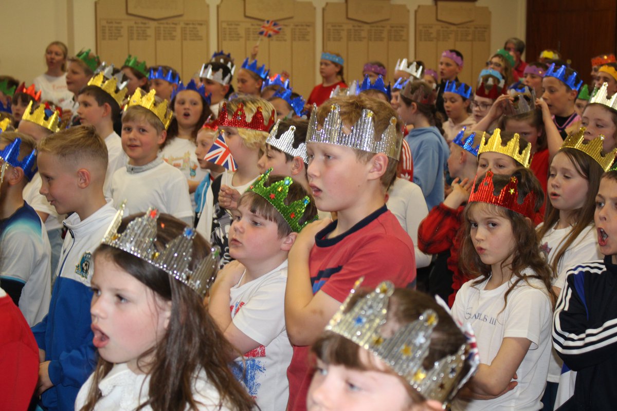 throstonprimary's tweet photo. An assembly for the King! https://t.co/9KnNL9cKLq