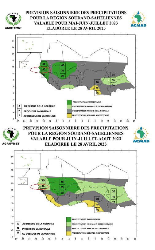 @AgrhymetInfos @AcmadNiamey @CILSSinfos regional #EarlyWarning predicts higher than average rainfalls and high risk of #flooding for #TheGambia during the coming #rainyseason. @WFP_TheGambia will work with @UN_TheGambia and @GambiaNDMA for coordinated preparedness actions.