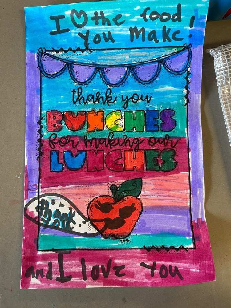 DWSKids's tweet photo. Happy School Lunch Hero Day!  We are grateful to Ms. Parry, Ms. Gorham, and Ms. Allen for taking such good care of our DWS kids!  They fill their bellies with delicious meals and always leave them with a smile!  Thank you for all you do! https://t.co/Ak7sUclnpM