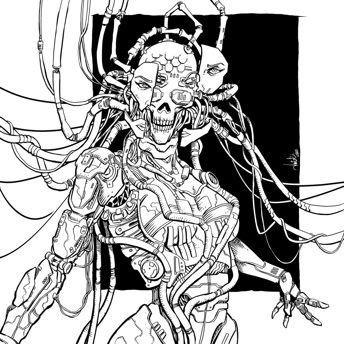 "Lazarus" - Work in progress

Colors soon/cores em breve/colores de pronto

#wip #cyberpunk #cyberpunkartist #scifi#biopunk #comics #comicart #metalhurlant #shadownrun #ink  #artwork #bowie #2000ad #heavymetal #metalhurlant #heavymetalmagazine #synthwave #coverart #noai