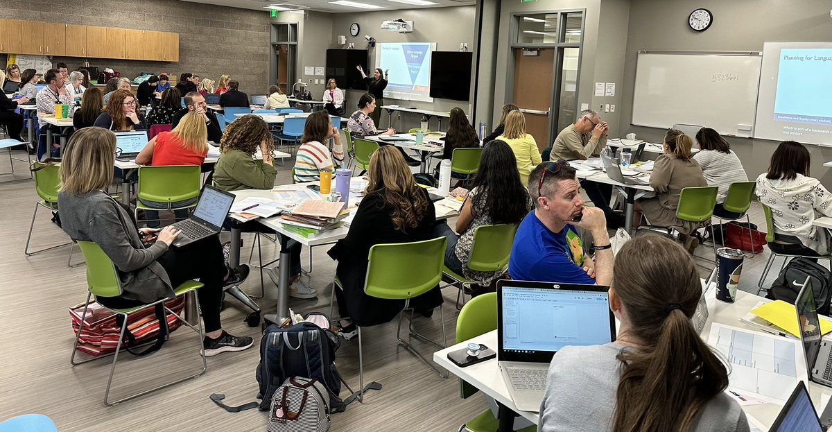 SLCSD Content Specialists learning about language targets to prepare for job-embedded learning next year with our amazing teachers. This supports our new Strategic Plan for Student Success. 
#CelebrateSLCSD #WinningatWIDA #SaltLakemakesreaders