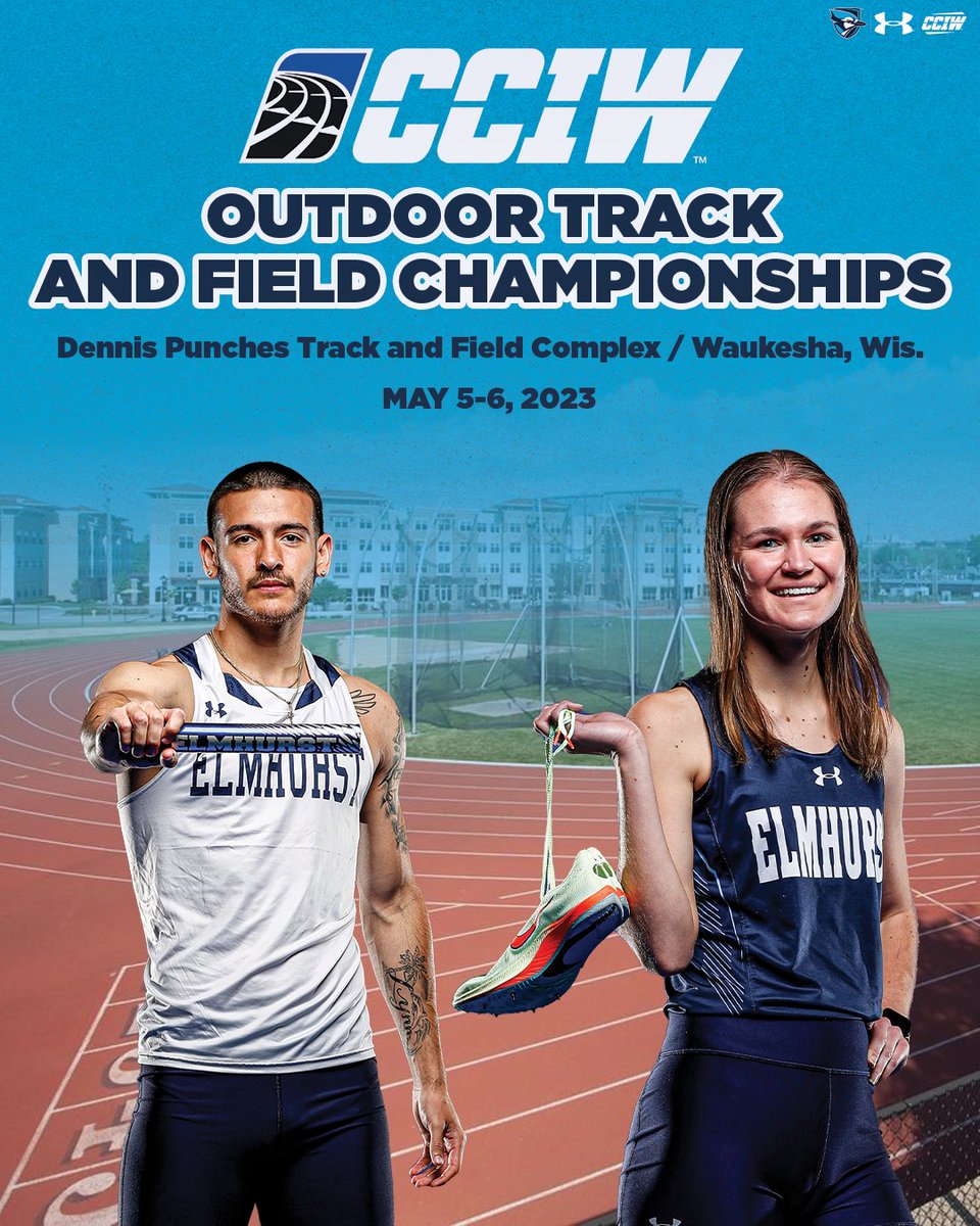 ElmhurstBluejay's tweet photo. .@ElmhurstU_XCTF runs in the 2023 @CCIW_Athletics Outdoor Track and Field Championships today and tomorrow, May 5-6! #RollJays

🔗https://t.co/Y0GbPwbgza https://t.co/xF7NdePGjd