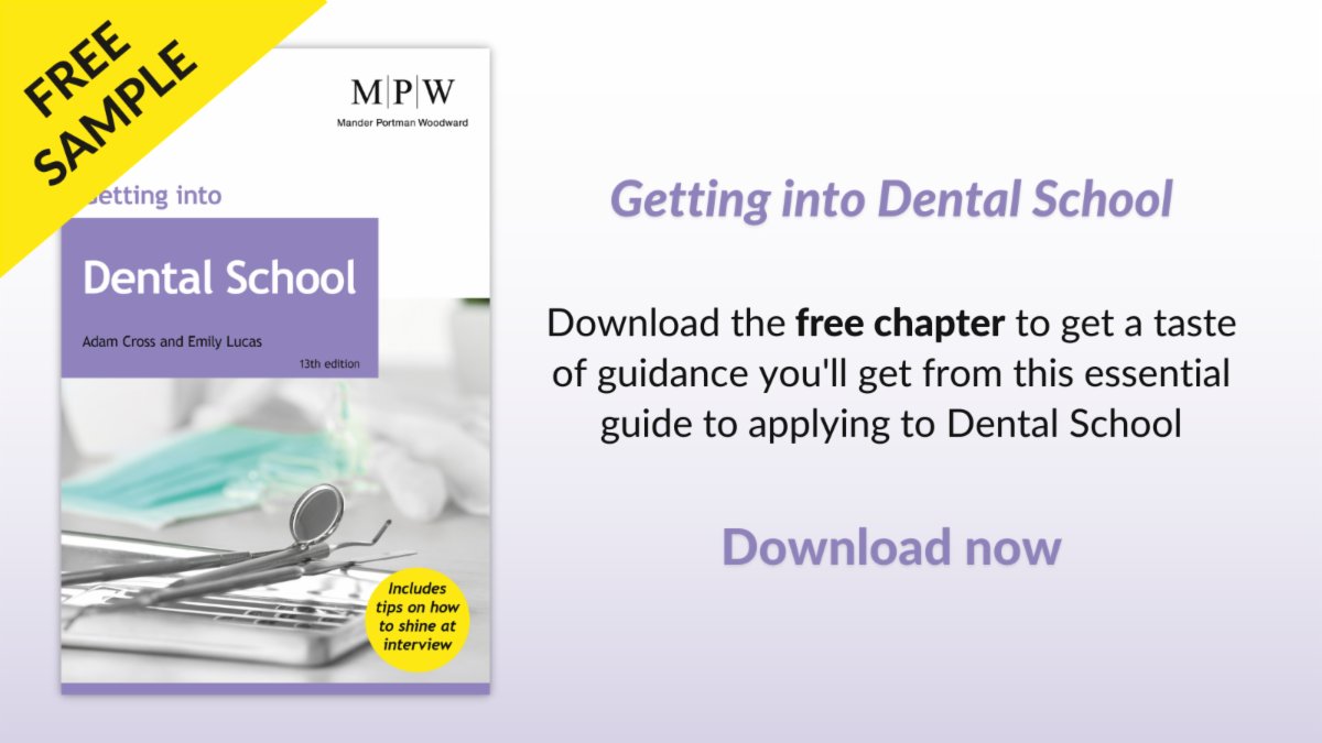 TrotmanUKBooks's tweet image. Download the FREE SAMPLE from the updated edition of Getting into Dental School now👉conta.cc/3p9Gsyu

Read the free chapter to find out how this practical guide can support you with your #DentalSchoolApplication 

#UCAS #UniApplication