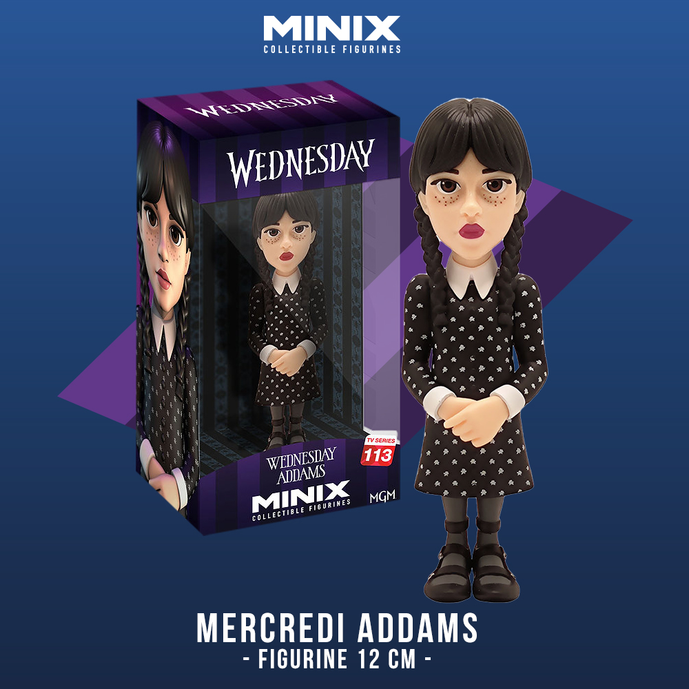 Figurine Minix 12 Cm - Mercredi - Mercredi Addams