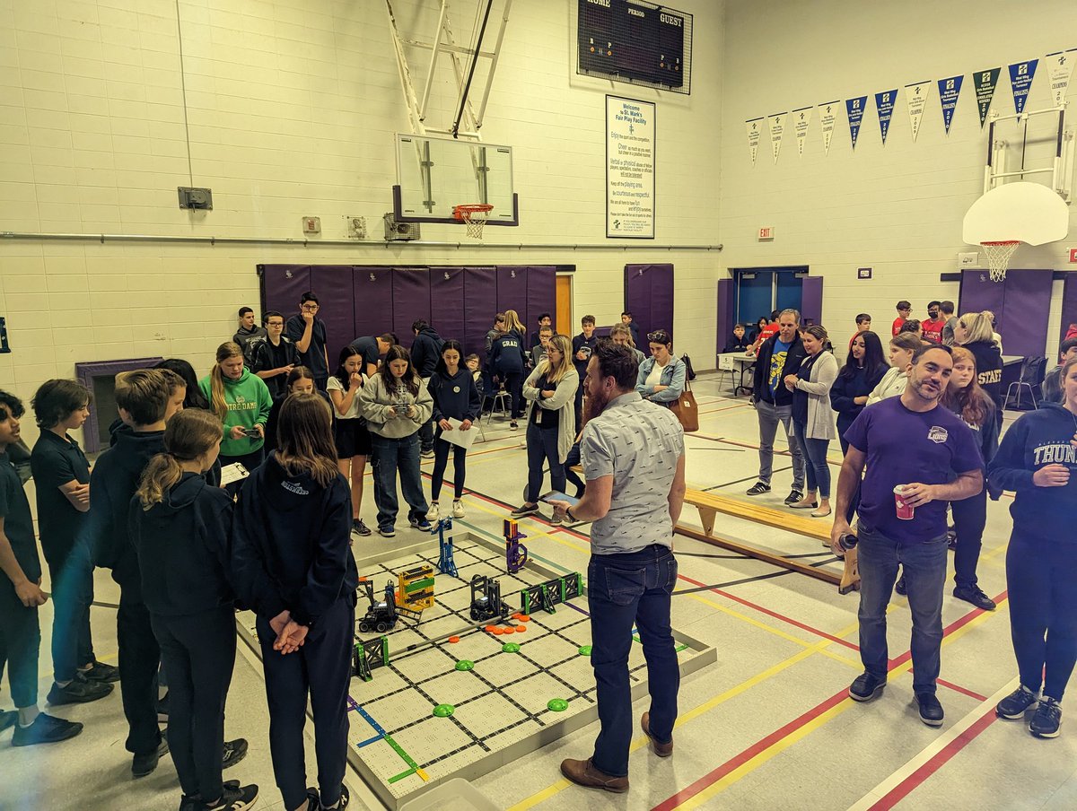 Watching these kids work together and bring their robots to life at the <a href="/StMarkCES/">St. Mark Catholic</a> robotics competition. #STEM <a href="/niagaracatholic/">Niagara Catholic DSB</a> <a href="/VEXRobotics/">VEX Robotics</a> <a href="/iDESIGNsol/">iDESIGN Solutions - iDESIGN 365</a>