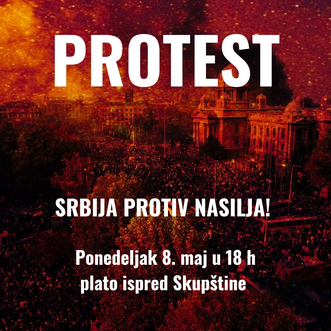 CuvariVatre's tweet photo. PROTEST 🔥

Opširnije 👇
https://t.co/1EDhi7qORr https://t.co/dpS1Ep9v5p