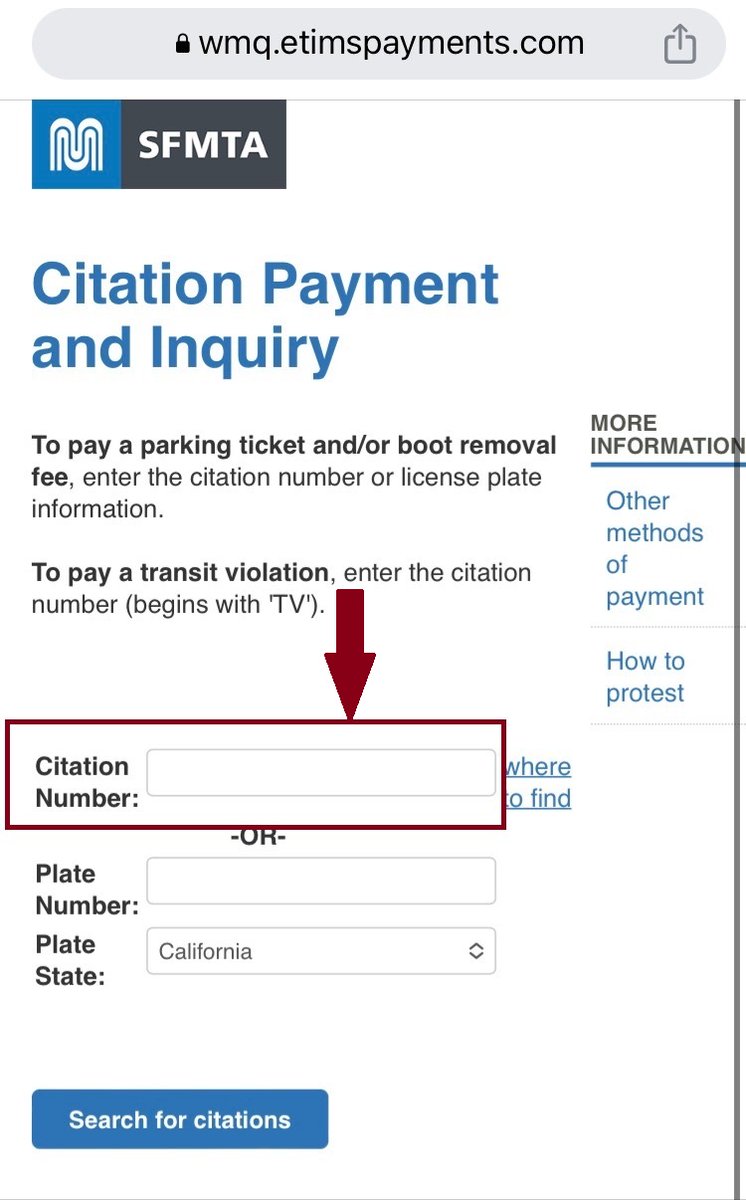 SFMTA_Muni's tweet photo. HeadsUp: Received a parking ticket, but unsure if it's valid?
1⃣Head to our Citation Payment & Inquiry page
2⃣Enter the citation # on the ticket
☑️If it's in our system, then it's legit.
Note: It may take ~24 hours for tickets to register in our system.
https://t.co/Mz9YGLhEHX https://t.co/OXhXfPEPk4
