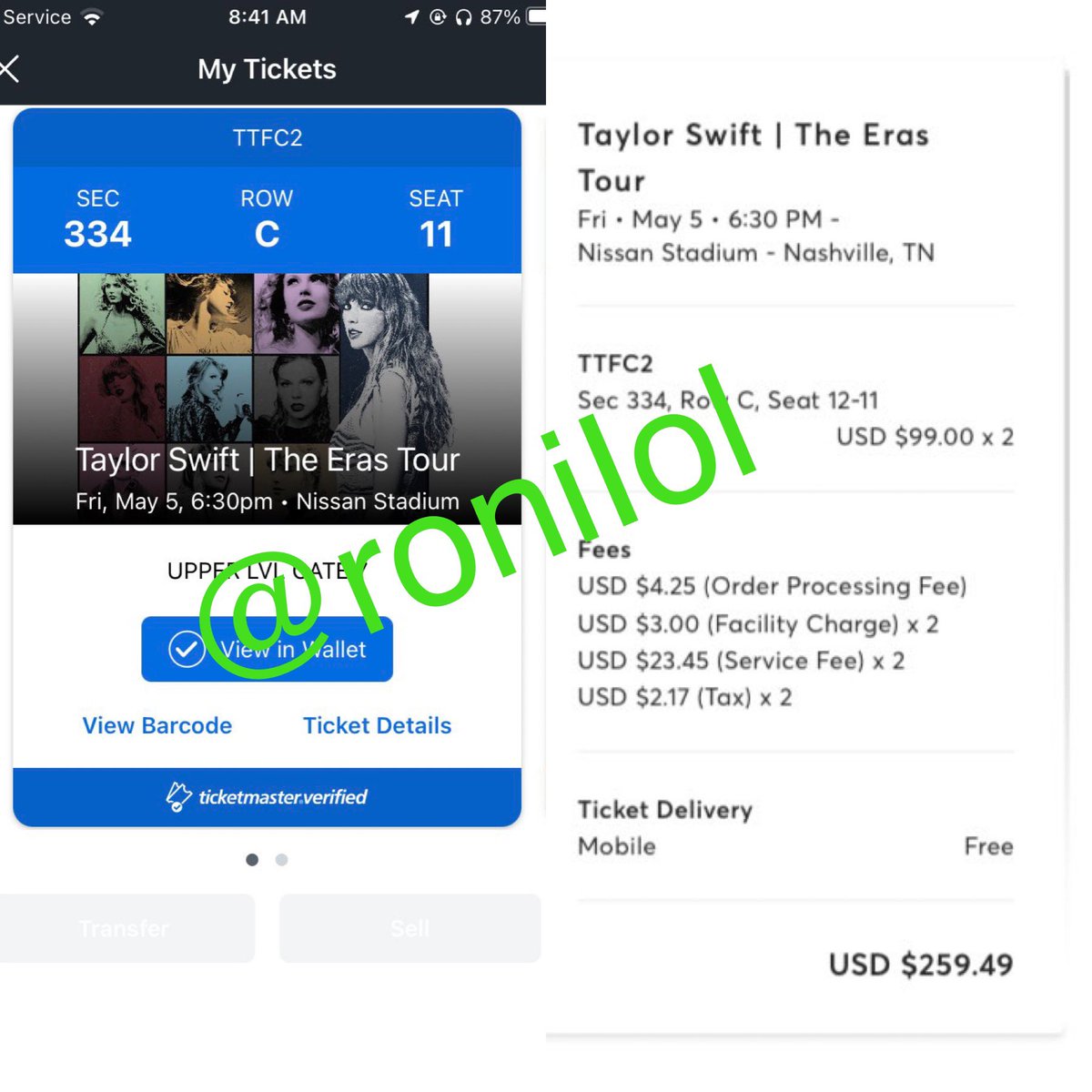 Concert Tour Tickets tweet media