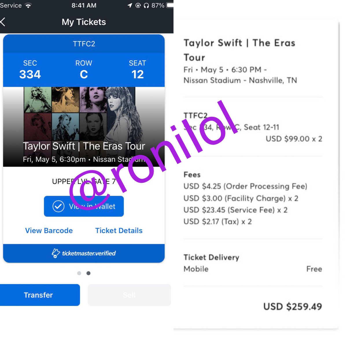 Concert Tour Tickets tweet media