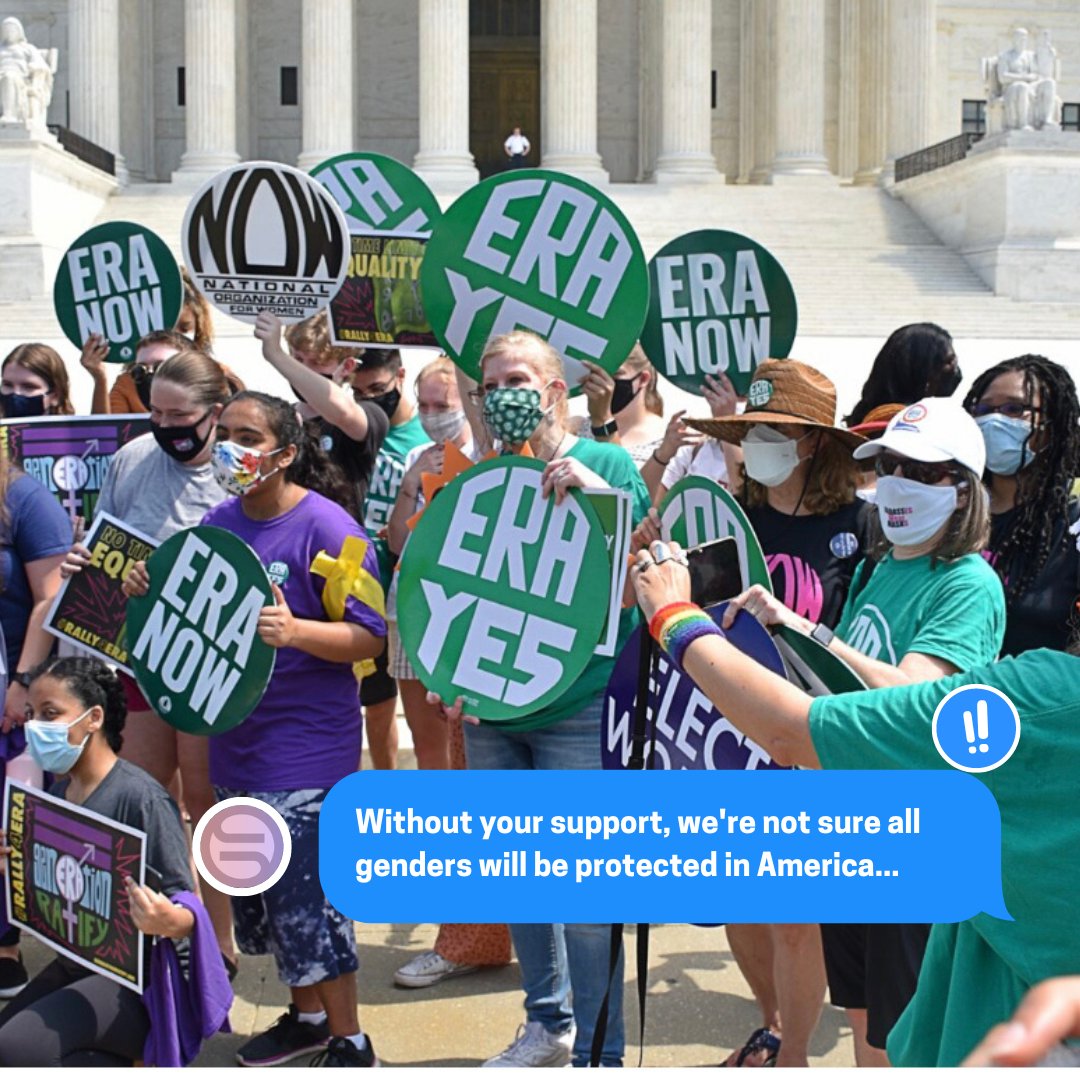 4womensequality's tweet photo. Don't let important issues like the Equal Rights Amendment get lost in your social media feed. It's time to stop scrolling and start paying attention to what's happening around us.
#StopTheScroll #EqualRightsAmendment #ERANow #ConstitutionalEquality #EqualProtectionForAll https://t.co/bWLGrvPGTz