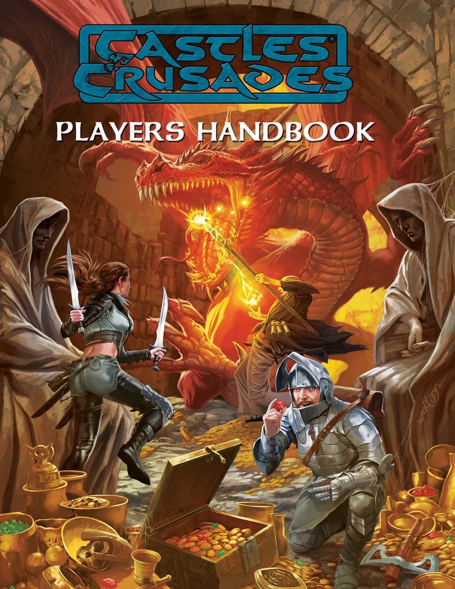 trolllordgames's tweet photo. Free Friday; Castles and Crusades Players Handbook. All you will ever need to play.

https://t.co/GFetHvt6ZY

#castlesandcrusades #trolllordgames #ttrpg #ttrpgcommunity #dnd #dungeonsanddragons #rpg #osr #gameing #fantasy #pathfinder #roleplay #dice  #roll20  #5e #dnd5e https://t.co/9pE1V1YDzB