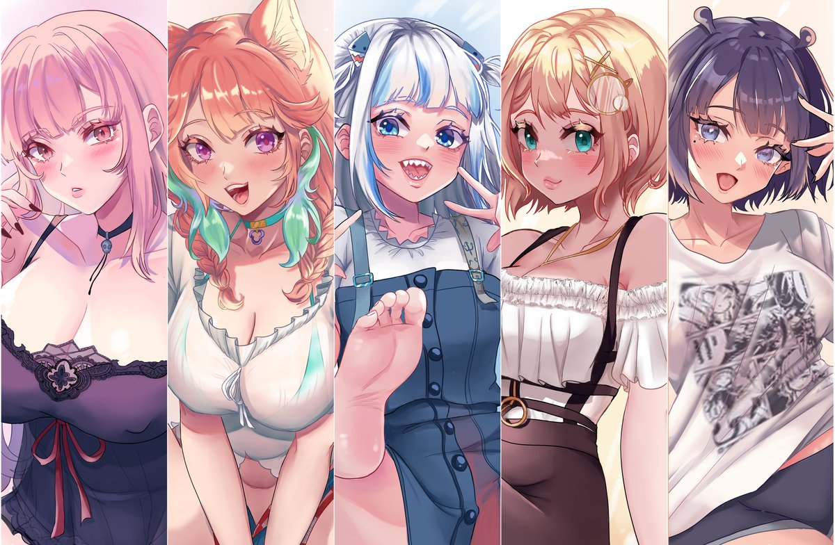 All girls!!!
#callillust #KFPicasso #gawrgura #gawrt #ameliaRT  #holomyth  #inART