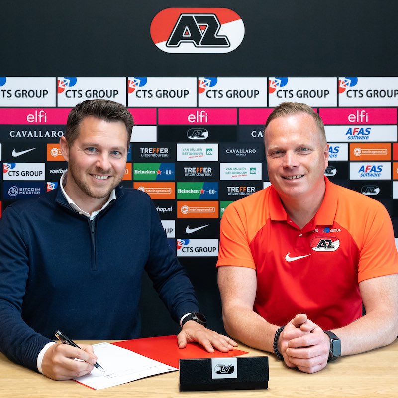 SEG_Football's tweet photo. ✍️ Next step!

✅ @jansierksma is ready for his next challenge as new manager of Jong AZ from next season onwards. Congratulations! https://t.co/3AsnIFNJh7