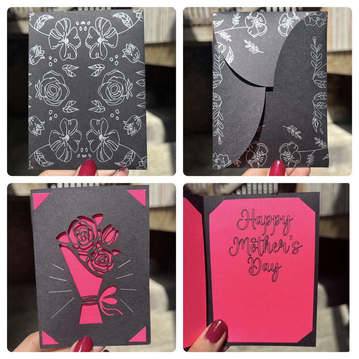 DFTBAntonia's tweet photo. If you haven’t gotten your mom a Mother’s Day card yet, don’t worry, because I’ve got you covered! 
All cards &amp; envelopes are custom made by me &amp; you can have whatever you want written on the insides, or opt to leave it blank and write your own message 💕
Message me for more info https://t.co/HAPNflQU2j