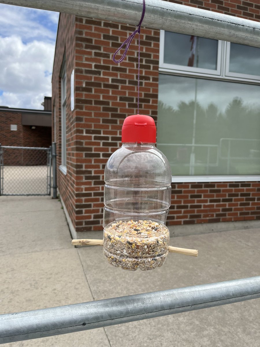 RamaCentral_PS's tweet photo. Our Gr2/3 class created some interesting wonderfully designed feeders that are being visited regularly by many of the local birds! @SCDSB_Schools @scdsboutdoors https://t.co/3QKeDhtZFF