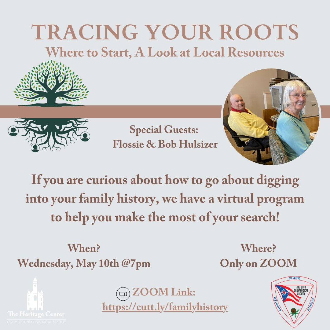 Join us for a FREE virtual program about local resources for tackling your family genealogy search! - mailchi.mp/4a723143a1e2/f…