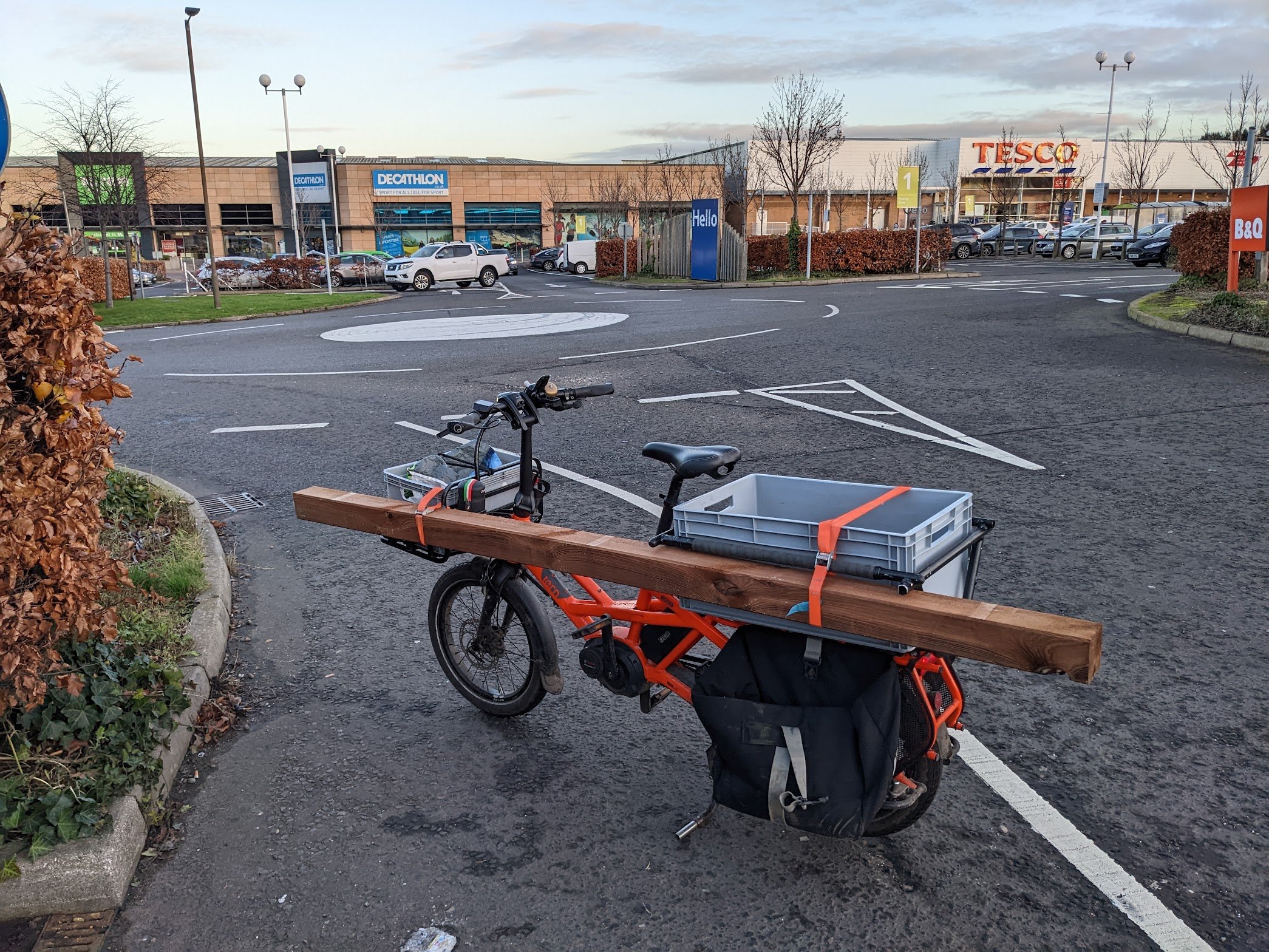 Tesco bike trailer new arrivals