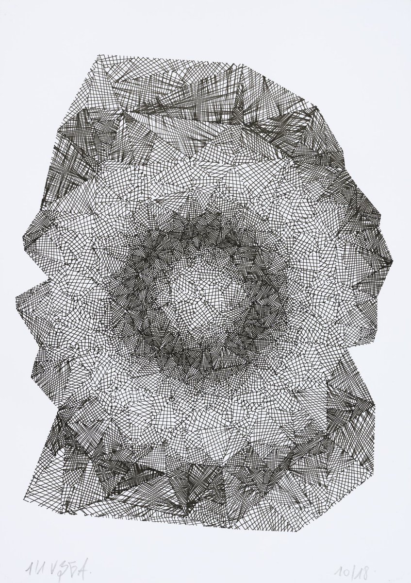 Both collector and standard editions will have the same content, ie text and photos about my #plottertwitter artworks I have created over the last years. 
—
The artworks were shot by <a href="/benoit_cary/">Benoit Cary</a> while the preface will be written by <a href="/mattdesl/">Matt DesLauriers</a> 🙏[4/4]