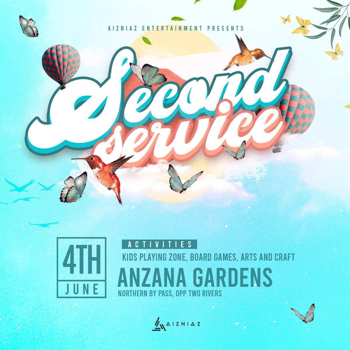 aizniaz_ent's tweet photo. You spoke and we heard you loud and clear.
The next Second Service is coming on June 4th.
Stay tuned for more details on where you'll get your ticket.
#AIZNIAZEntertainment #SecondServiceKE #KenyanMusic #KenyanCulture #FamilyTime https://t.co/nTRbi97lkz