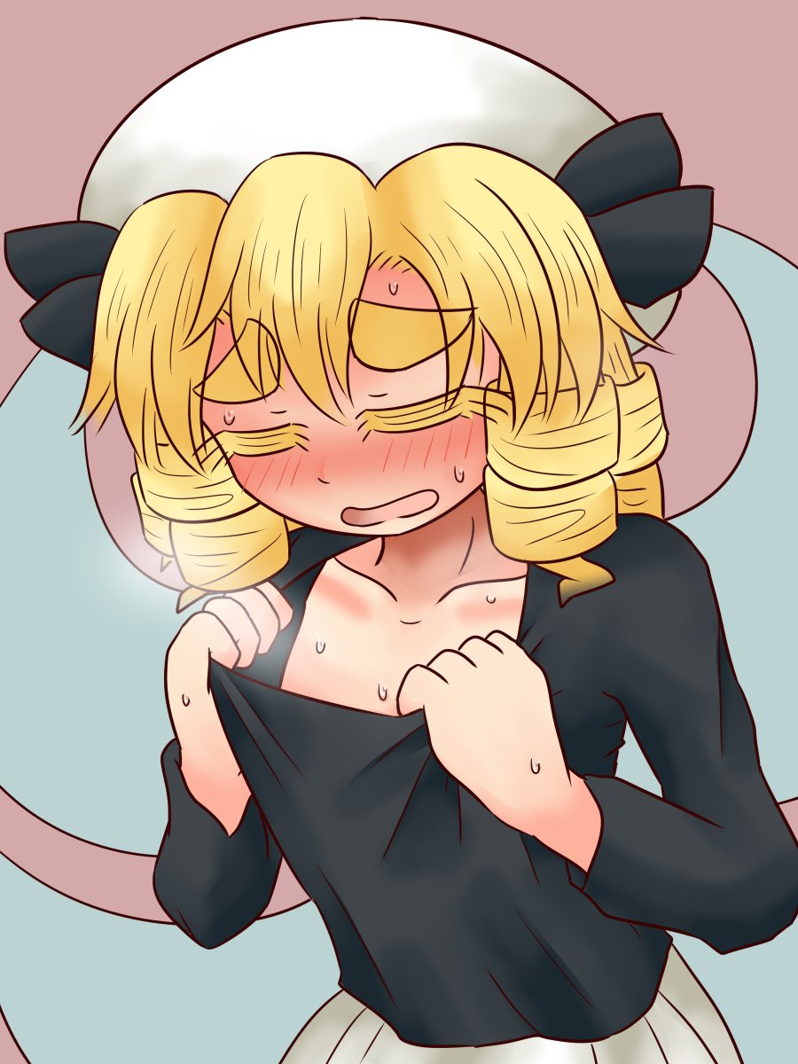 ルナチャイルド 「暑くなってきたので暑がりルナチャイルド」|パキラのイラスト