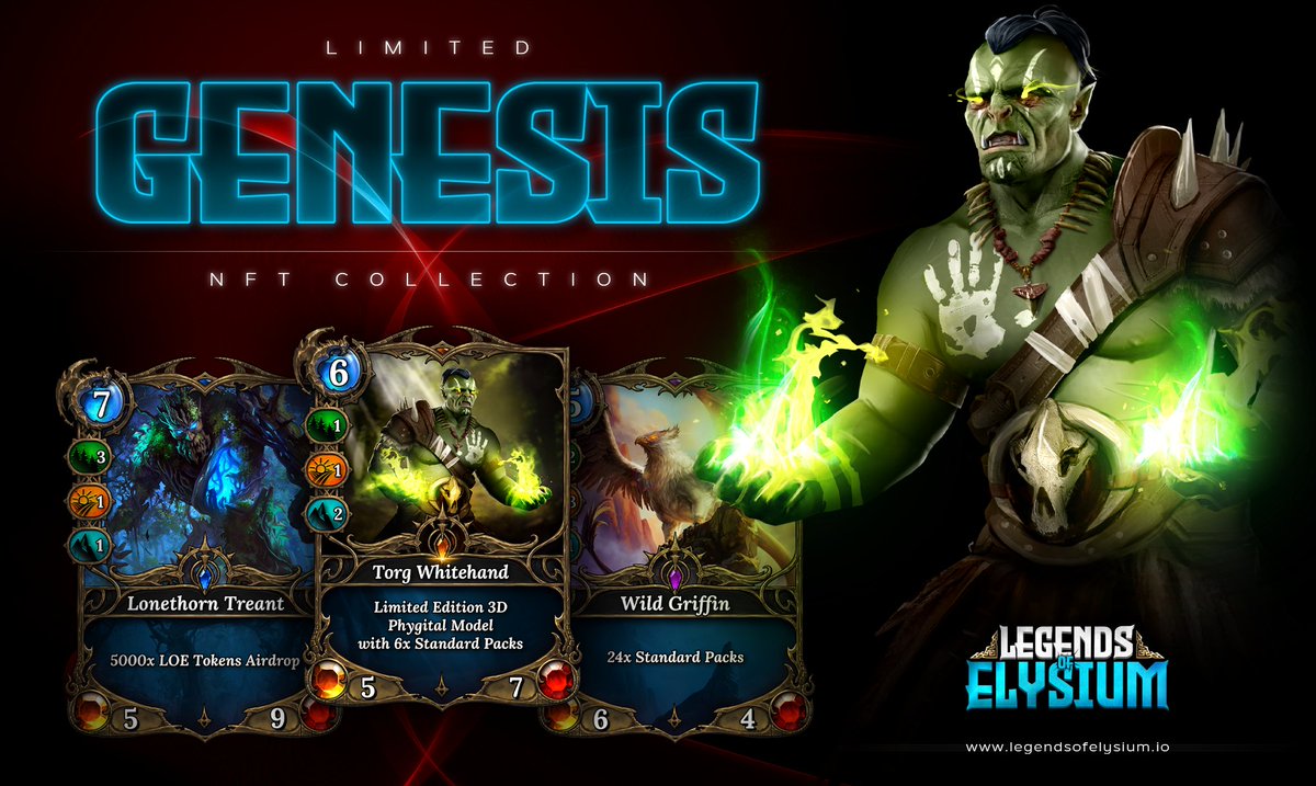 LegendsElysium's tweet photo. NFT Sale of Limited GENESIS Collection is getting closer!🔥

➡️WHERE:
https://t.co/vQGGIyovnl

➡️WHEN:
- Whitelisted user - get yourself ready for 16/5/2023
- Open round FCFS for all users - 17/05/2023

➡️HOW TO GET WHITELISTED:
https://t.co/doLFnCxLXz

✨It is the FIRST COLLECTION of limited cards that will be available ONLY during the Genesis Sale 🔥

$LOE ⁠#nftsale #ino ⁠#nftCollection ⁠#nftwhitelist
