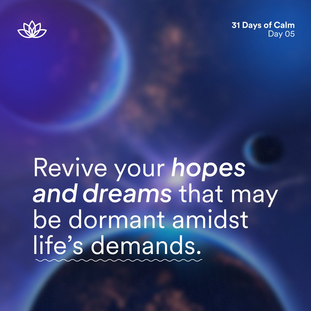 TRIPPVR's tweet image. Did you know you can find audio versions of TRIPP&apos;s calm experiences in our mobile app?

Day 5  ❤️ Keeping Your Dreams Alive ❤️

#mentalhealthawarenessmonth #nationalmeditationmonth #31daysofcalm