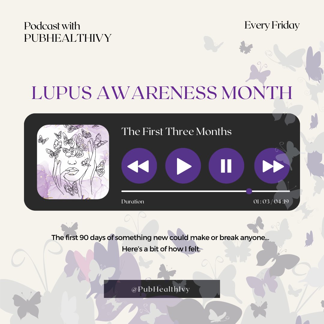 PubHealthIvy's tweet photo. First episode is out! I gave some insight to how I felt in the first three months of diagnosis. Check it out, link is in the bio! 💜✨ https://t.co/I0E0kflKWb