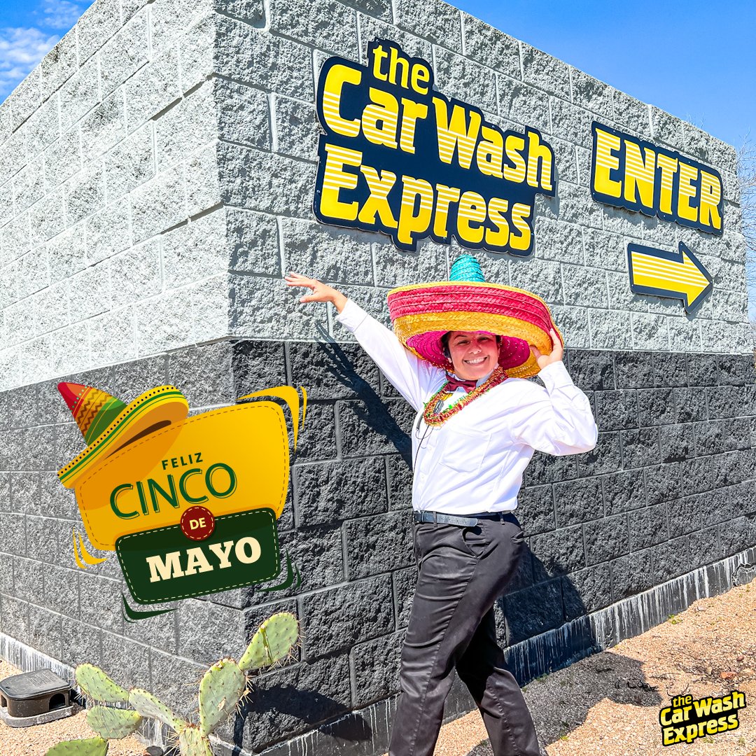 thecarwashexp's tweet photo. Phyllis is Nacho average Senorita! She makes the most out of each day and ensures our customers have a great experience. Happy Cinco de Mayo amigos! 

#cincodemayo #carwash #expresswash #sanantonio #thecarwashexpress https://t.co/nX5I5lotz7