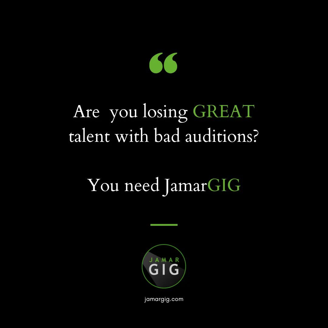 JamarGig's tweet photo. Losing great talent.  Being let down by the manual systems and processes?  Does this resonance?  https://t.co/xaJjK1auRy #JamarGig #ExceptionalCasting #CastingDirectorsUnite #PrivacyCompliance #SecureAuditions #StreamlineCasting #CastingTransparency #CastingAccountability https://t.co/UFnYYfw27e