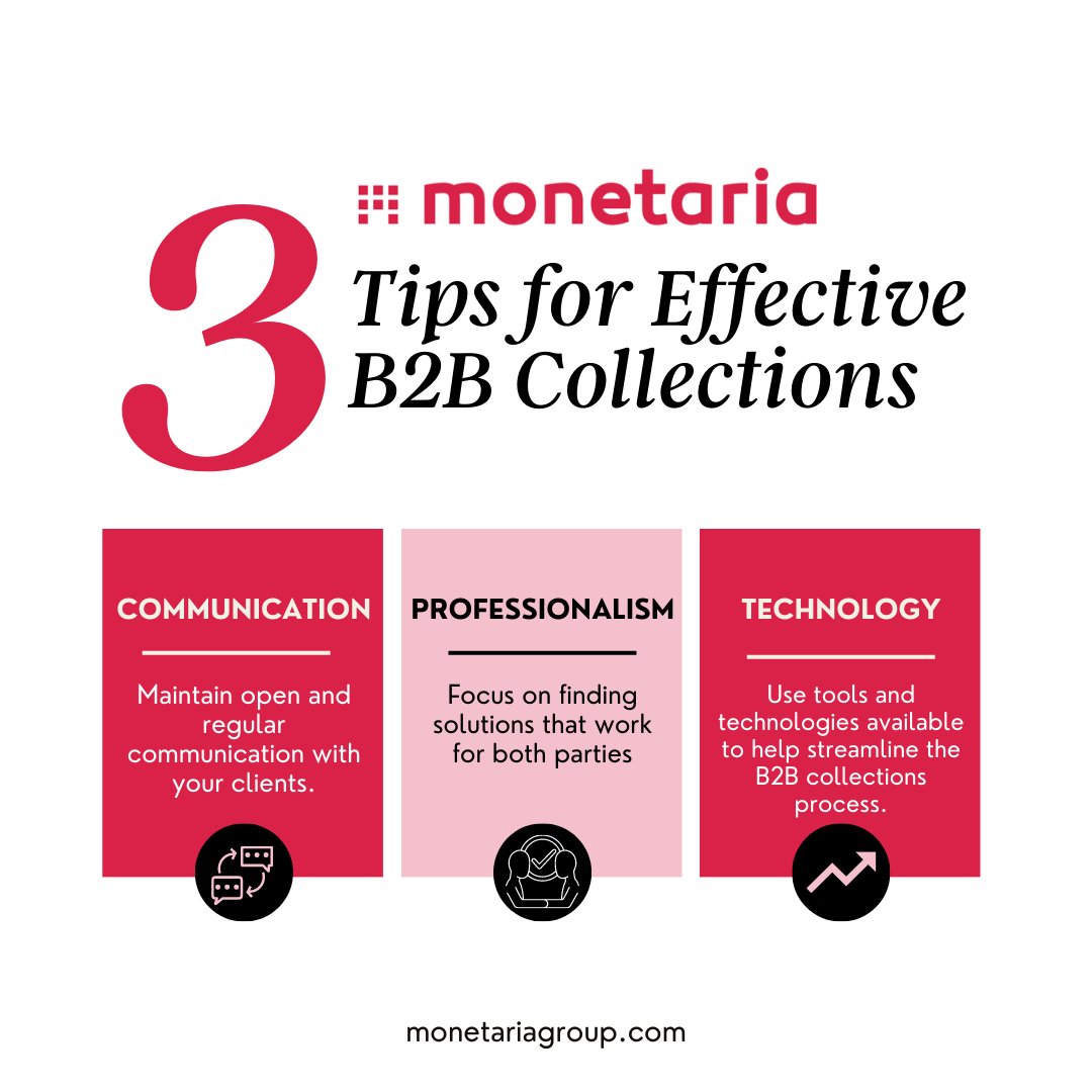With the right collections strategies, you can improve your payment collections process and keep your business on track.

Visit our website monetariagroup.com and talk to our experts today!