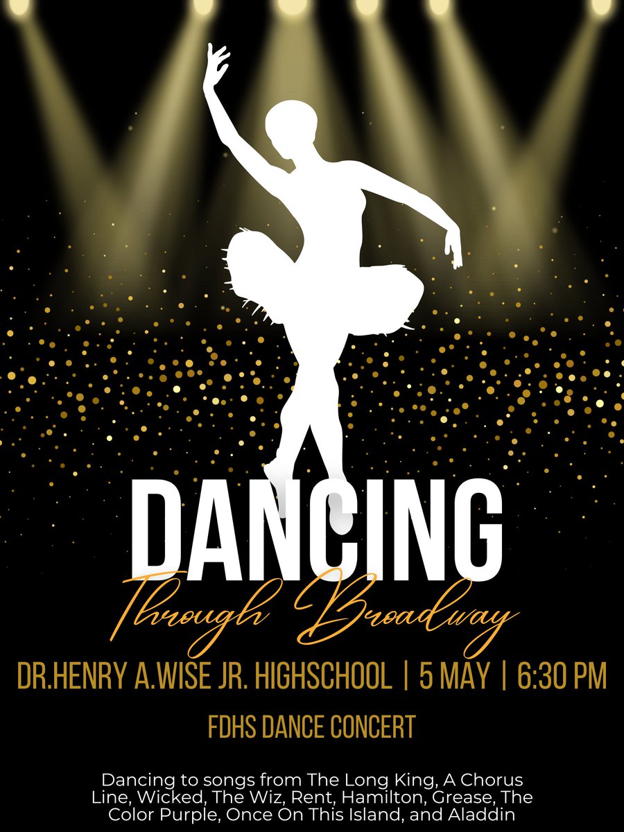 Frederick Douglass High School will be hosting it's Spring Dance Concert this evening May 5th at Dr. Henry A. Wise Jr. High School in the auditorium.  Join us for "Dancing Through Broadway," at 6:30 p.m. <a href="/pgcps/">PGCPS</a> <a href="/PGCPSCurriculum/">PGCPS Department of Curriculum and Instruction</a> @PGCPS_DCPA