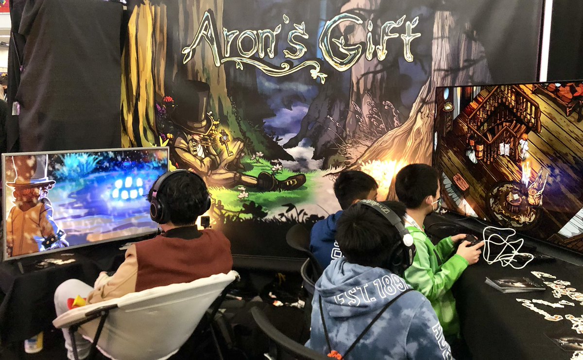 InktaleStudios's tweet image. 🗝We are super excited Aron’s Gift demo will be at @momocon 2023 in Atlanta GA, May 25th through the 28th! Hope to see you there!

Join our #SteamWishlist:
store.steampowered.com/app/1763660/Ar…

#PlayableDemo 
#AronsGift #playstation
#steam #switch #prealphademo #playtesting #demo