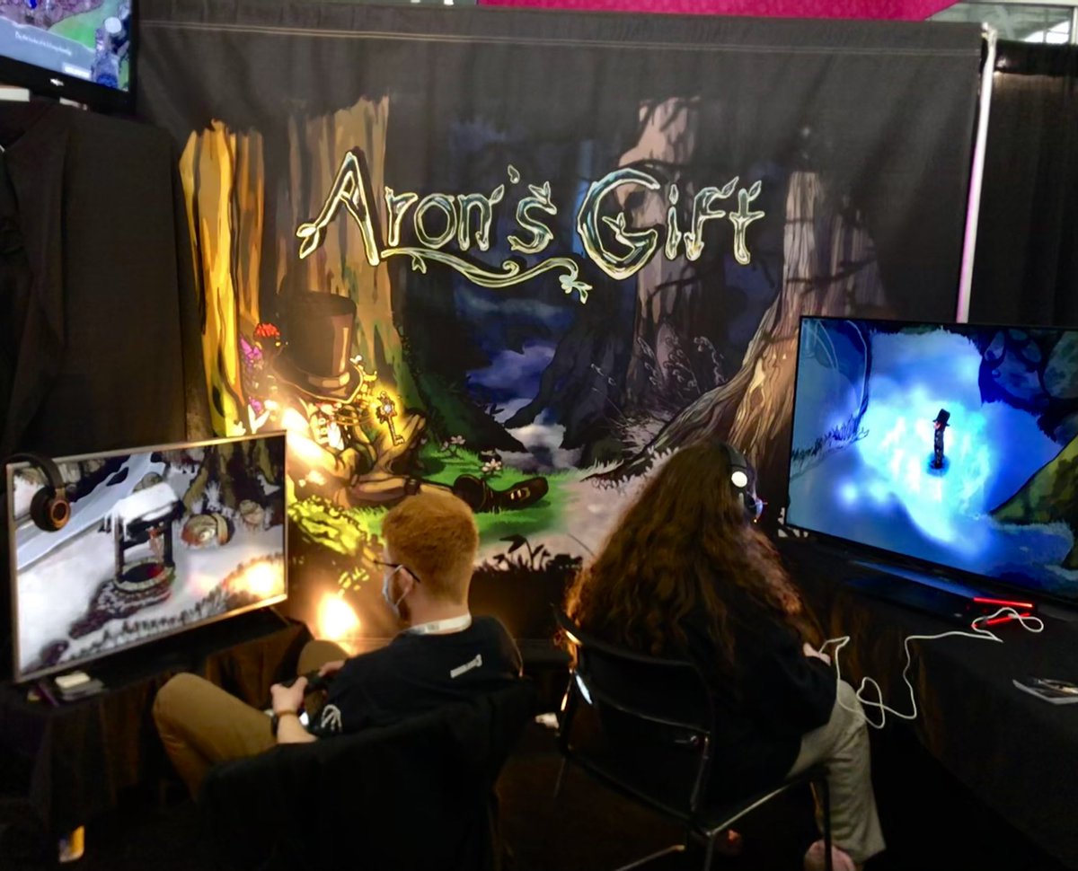 InktaleStudios's tweet image. 🗝We are super excited Aron’s Gift demo will be at @momocon 2023 in Atlanta GA, May 25th through the 28th! Hope to see you there!

Join our #SteamWishlist:
store.steampowered.com/app/1763660/Ar…

#PlayableDemo 
#AronsGift #playstation
#steam #switch #prealphademo #playtesting #demo