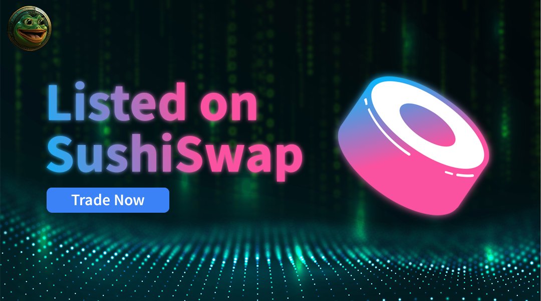 PEPEDoge_AI's tweet photo. We live on SushiSwap V1

Tax 7% | 7% (4% MKT, 3% BUY BACK)
Ca : 
0x41Dc7ade9d7b413BFd8e62E0d14b01a4C42Be178

Link Buy: https://t.co/VZ3FMMqZWx https://t.co/ndpHhxvbti