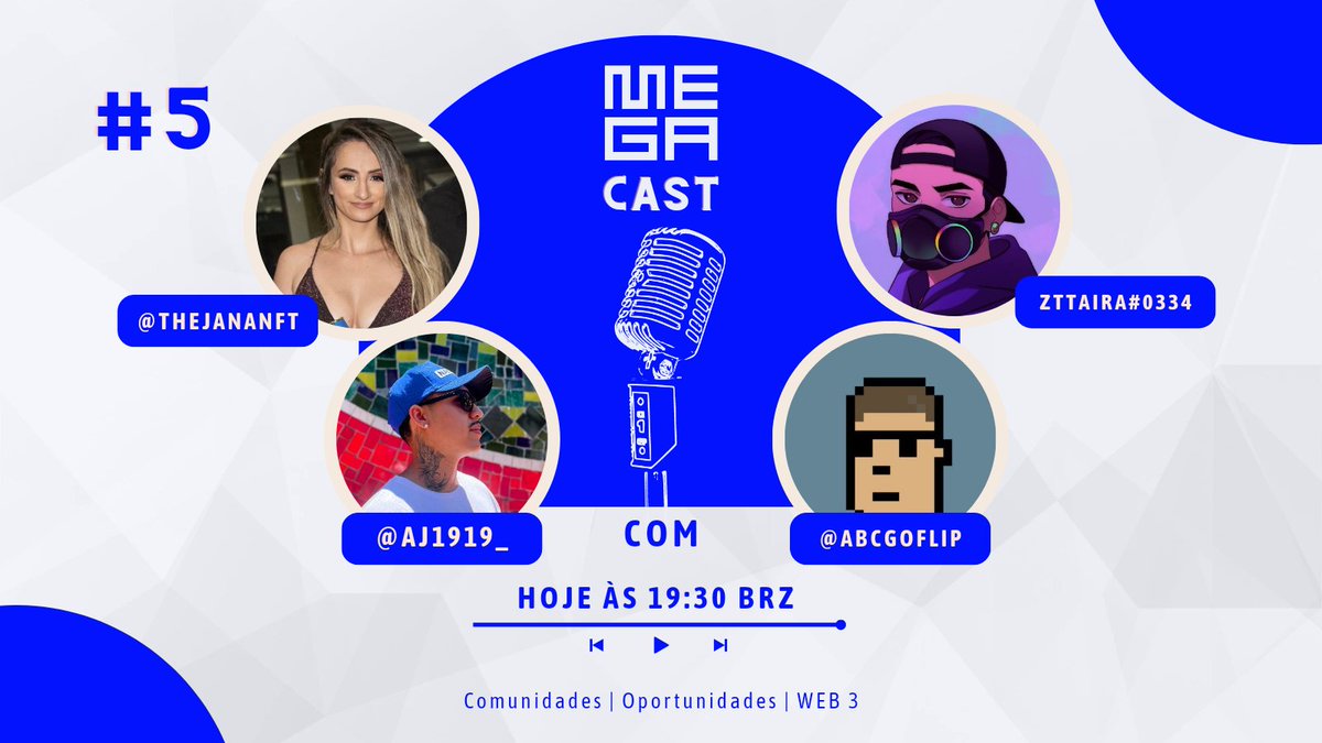 🎙️| A junção da WEB3 com a WEB2 é a oportunidade da Década?

Hoje nosso MEGAcast é com os builders <a href="/TheJanaNFT/">Jana 🇧🇷</a>, <a href="/AJ1919_/">AJ 19:19 🇪🇨</a>, @abcgoflip e <a href="/FaaTaira/">zTTaira</a> já deixa agendado o horário das 19:30 BRZ para depatermos sobre o tema!!

#criptobr #nftbr #finanças #web3br