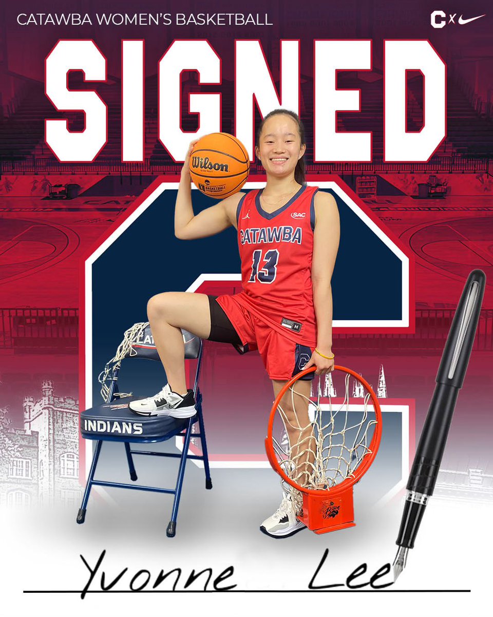 Catawba Family please welcome Yvonne Lee! Yvonne is a 5’5 D1 Transfer PG coming from Queens University. She’s originally from Ashburn, VA where she played at Broadrun HS. In her Senior season she averaged 15PTs, 4ASTs &amp; 3STLs/ Game.