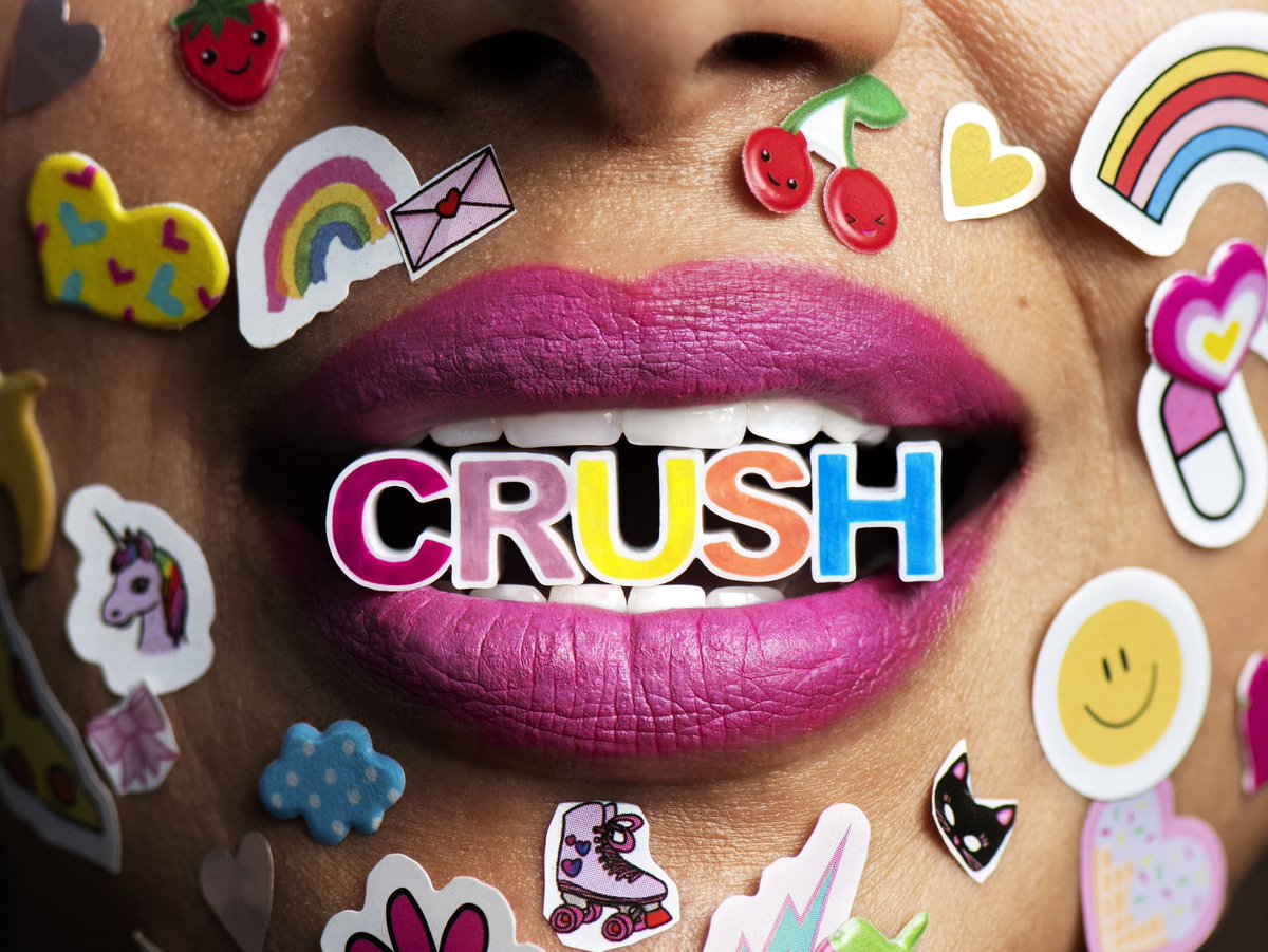 caitcronenberg's tweet photo. New piece released today! 

- CRUSH - 

Featuring @sangita_patel the latest addition to the Words of Mouth collection in collaboration with #amyharper. Available in limited edition digital chromogenic prints.

#artprint #wordsofmouth #caitlincronenberg https://t.co/6dV4Q82LZ2