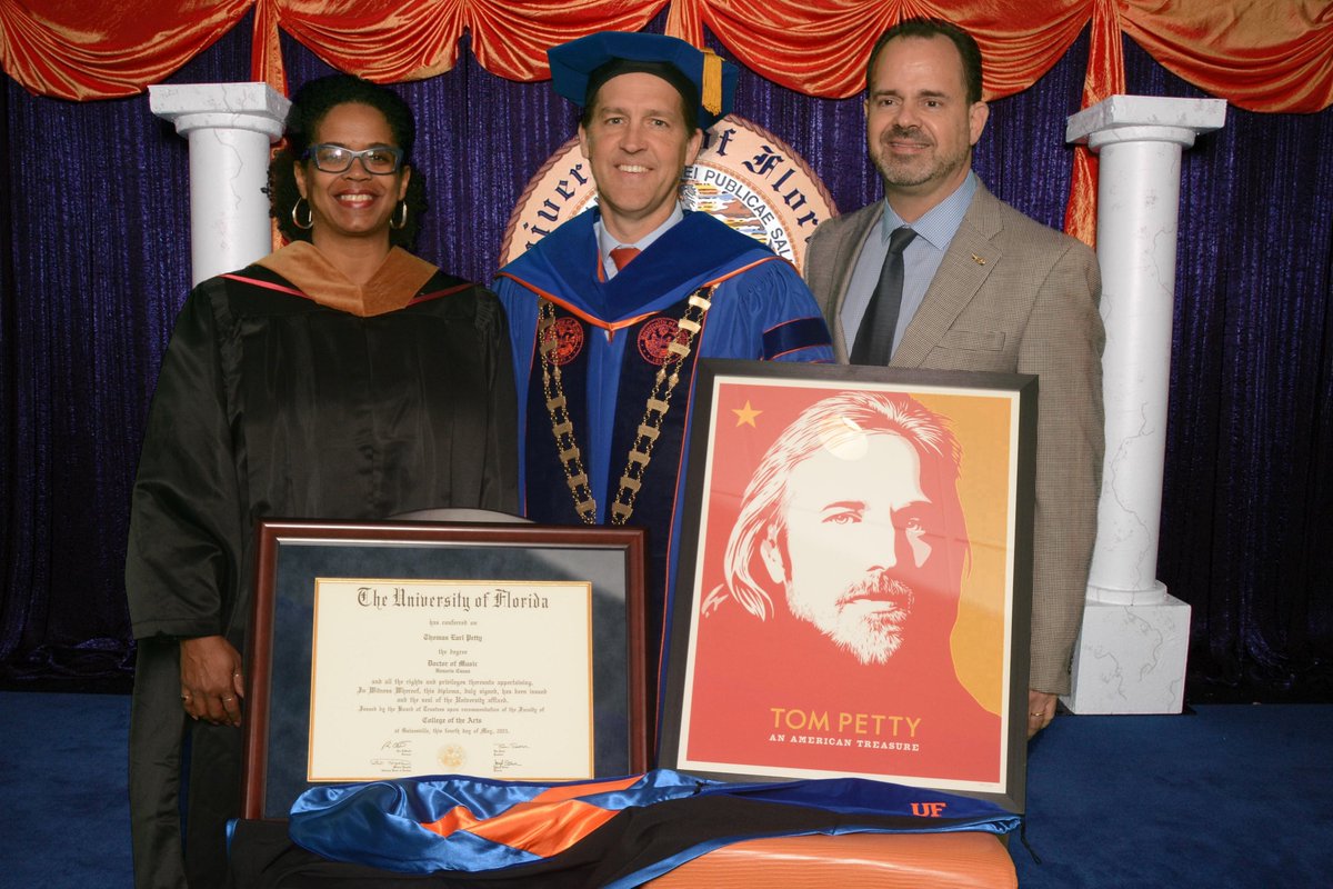 “Tom Petty changed this world...This University of Florida honorary degree is about more than great music; this is also about his hometown of Gainesville, Tom’s love of neighbor, and his lasting legacy of philanthropy. Tom Petty is forever a Gator great.” -<a href="/UF/">FLORIDA</a> President Ben Sasse