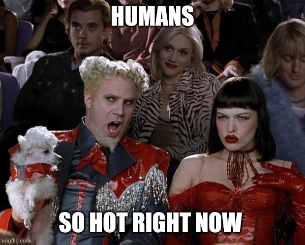 JamesHornick's tweet photo. We're hitting the point of the AI &amp; ChatGPT hype cycle where actual people are the differenting marketing hook. e.g.

"Hirewell: Recruiting. Powered By Human Beings."

(Side note: bet you never noticed Hansel is sitting on the right. #continuityerror) https://t.co/h484Tan2Z1