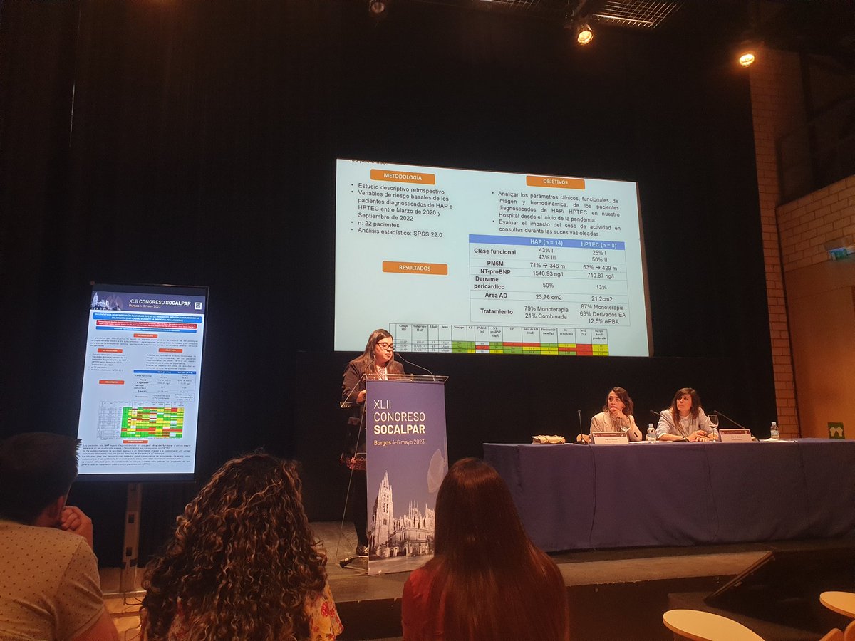 NeumologiaS's tweet photo. Hoy ha defendido los dos trabajos presentados al #42CongresoSocalpar nuestra R2 Gabriela Salazar
👏👏👏👩‍⚕️👩‍🏫🫁🩺
@Socalpar @SeparRespira @SeparJovenes #neumología #Burgos #mir #mir23 https://t.co/8w4EgeusxZ