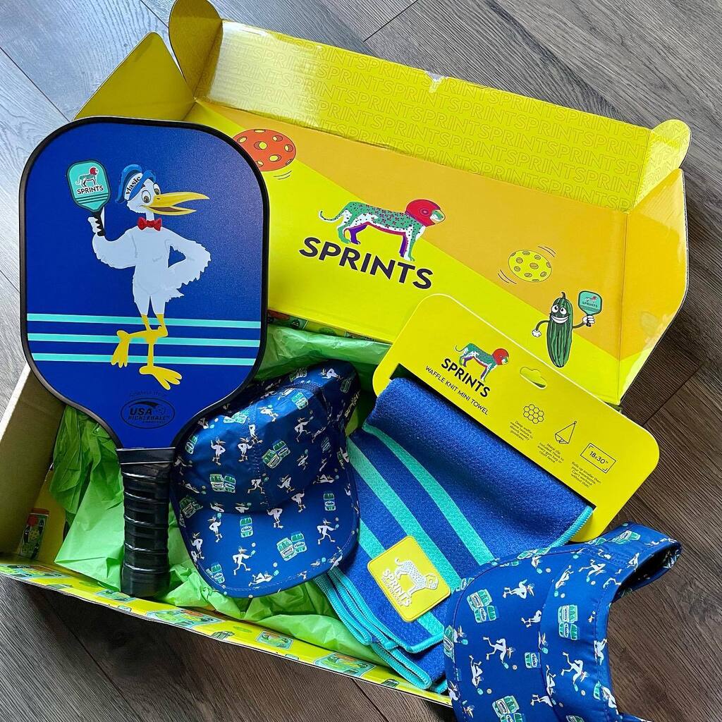 Did you get your pickley Pickleball gear yet? The great people at @officialvlasic sent me a swag pack of their new collab with @getsprints and I’m super excited. I’ve been contemplating which paddle to pick up anyway so this made my decision SUPER easy. … instagr.am/p/Cr3gfGAO84l/