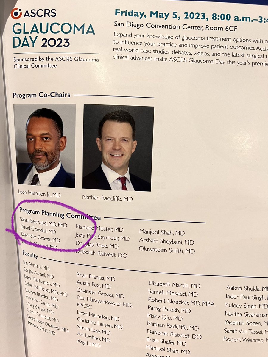 Here we go!!! <a href="/ASCRStweets/">ASCRS</a> <a href="/n8radcliffe/">Nathan Radcliffe</a> <a href="/leonherndon/">Leon Herndon</a>