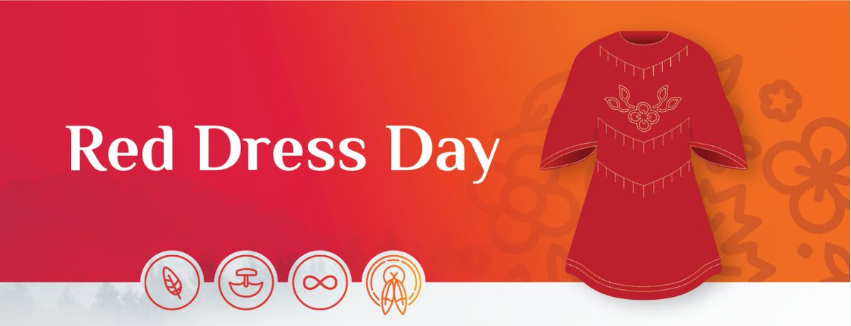 On #RedDressDay we remember the spirits of missing and murdered Indigenous women, girls, and 2SLGBTQI+ people, and all whose lives have been forever changed by this violence. We honour the survivors, and share compassion for those who have lost family, friends, and loved ones❤️