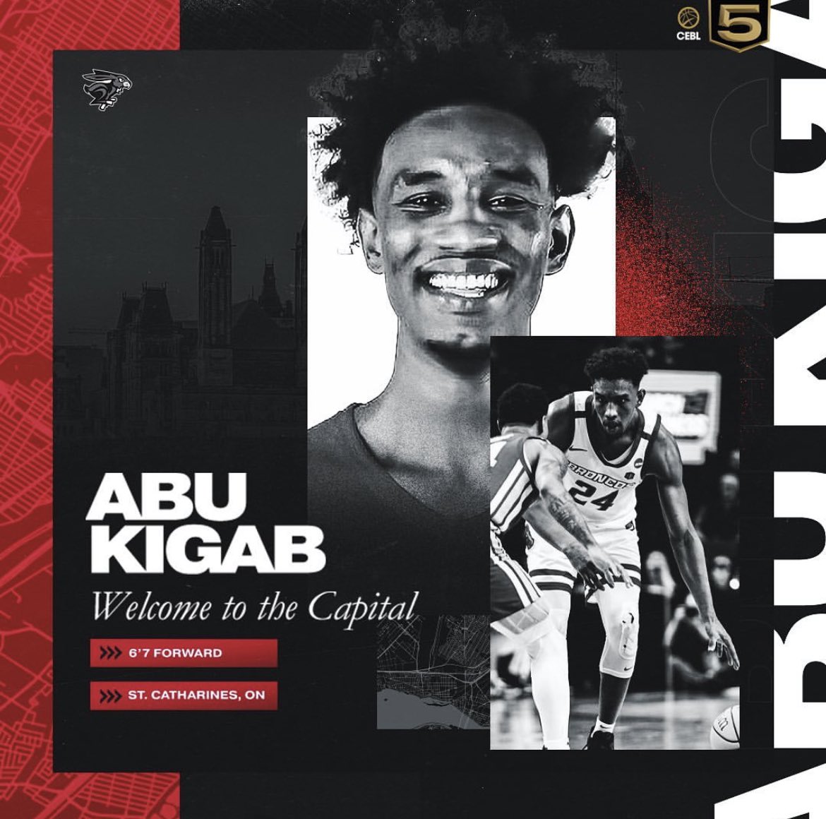Former #BoiseState basketball standout <a href="/AbuKigab/">Abu Kigab</a> is joining the Ottawa Blackjacks of the Canadian Elite Basketball League!

Kigab grew up in St. Catharines, Ontario, which is only about 300 miles from Ottawa.