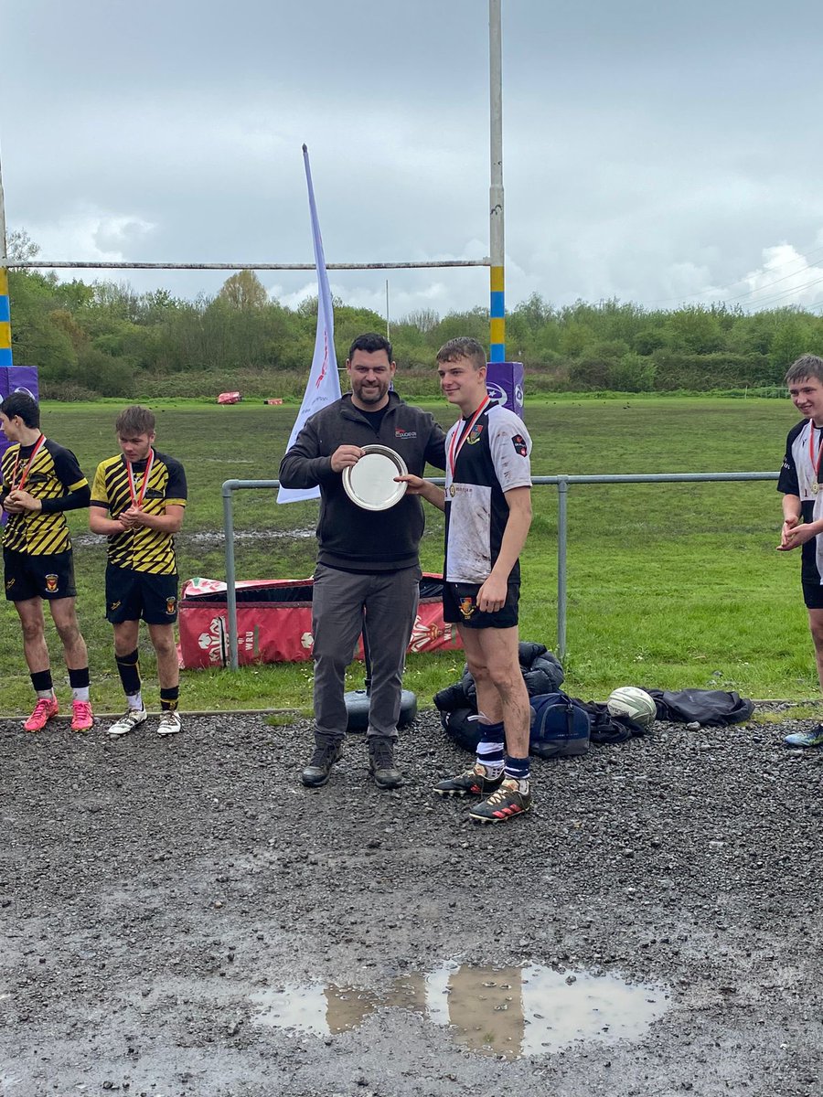 PEchepstow1's tweet photo. 29-12 winners in the plate final today. Man of the match Theo scored a hatrick of tries in the first half @chepstowschool https://t.co/qwzVanLaQQ